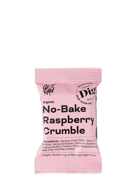 Barretta Crumble ai Lamponi Bio – 35 g