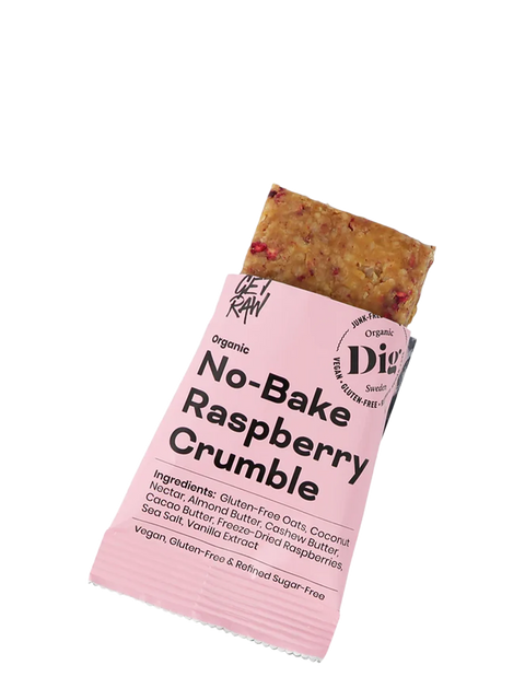 Barretta Crumble ai Lamponi Bio – 35 g