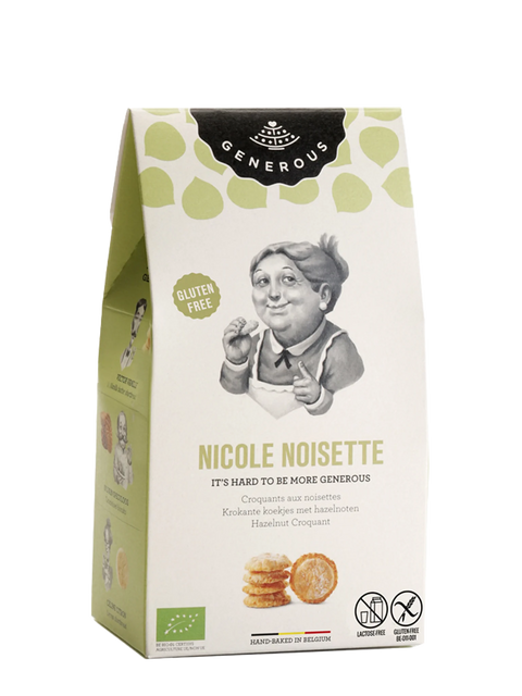 Biscotti croccanti alla nocciola bio - 100g