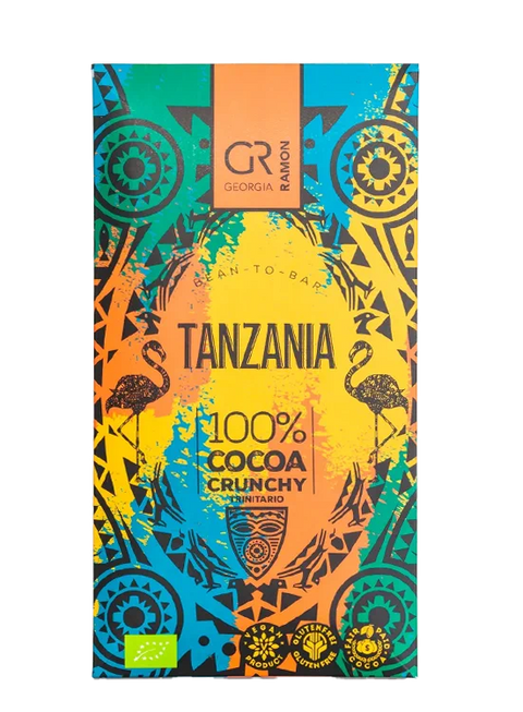 Cioccolato Fondente Bio 100% Cacao - Tanzania - 50g