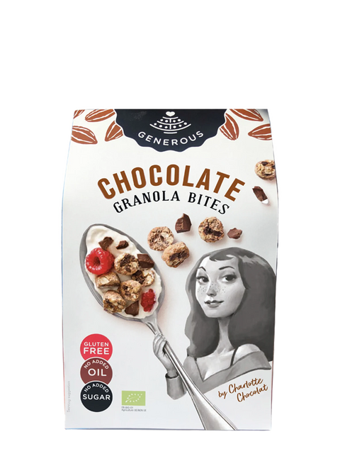 Bocconcini di granola al cioccolato bio - 300g