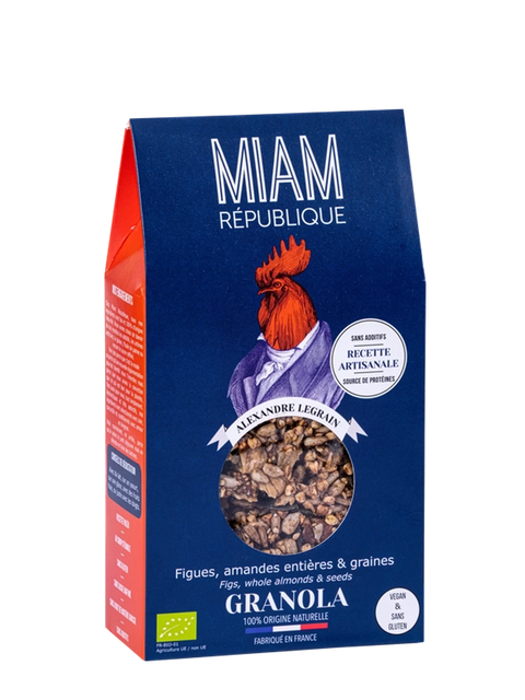 Granola Bio Fichi, Mandorle e Semi - 350g
