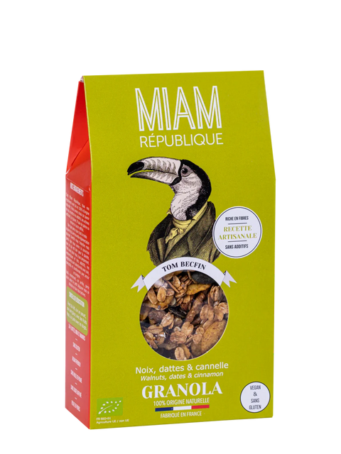 Granola Bio, Mandorle, Muesli, Datteri e Cannella - 180g