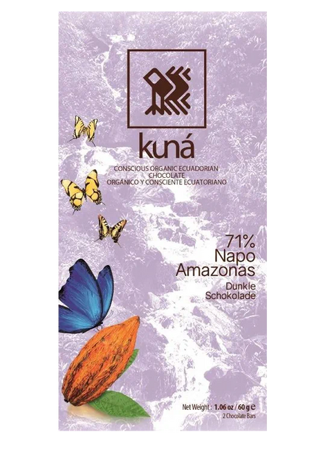 Cioccolato Fondente Bio 71% - Napo Ecuador - 60g