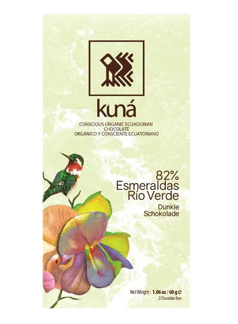 Cioccolato Fondente Bio 82% - Rio Verde Ecuador - 60g