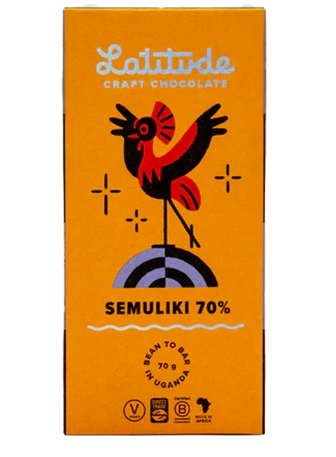 Cioccolato Fondente 70% Cacao Bio - Semuliki Uganda - 70g