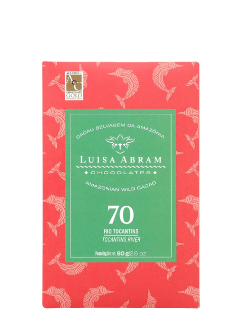Cioccolato Fondente Selvaggio 70% Amazzonico - Tocantis River - 80g