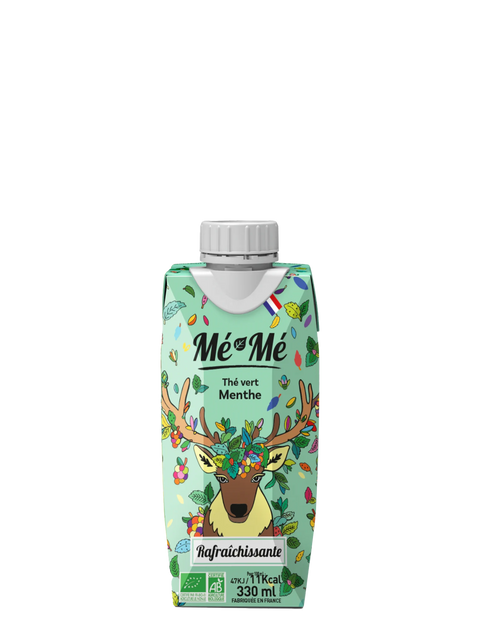 Tè Verde Bio Matcha alla Menta - Leggermente zuccherato - 330ml