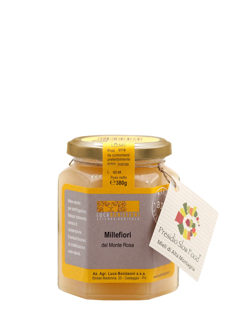 Miele Bio Crudo - Millefiori Monte Rosa - Slow Food