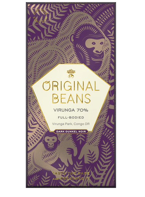 Cioccolato Fondente Bio 70% - Virunga Congo - 70g