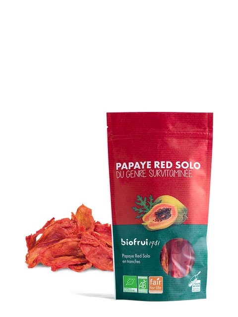 Papaya Essiccata Bio Raw Red Solo (Camerun) Equo Solidale - 100g