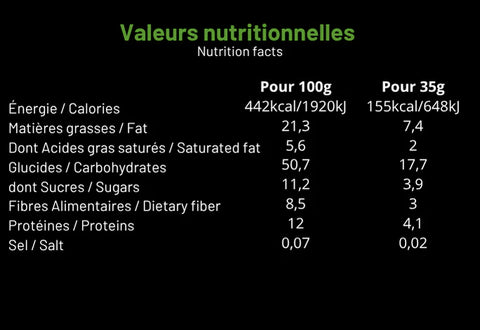 Granola Bio Cacao, Nocciole, Cioccolato Fondente - 300g