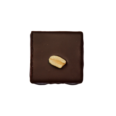 Snack al burro di frutta secca e Cioccolato Fondente Bio - Burro di Arachidi e Sale Affumicato - Box 4 Pezzi